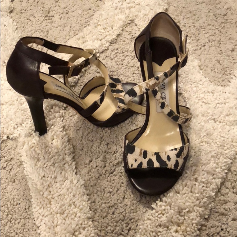Jimmy Choo open toe shoe